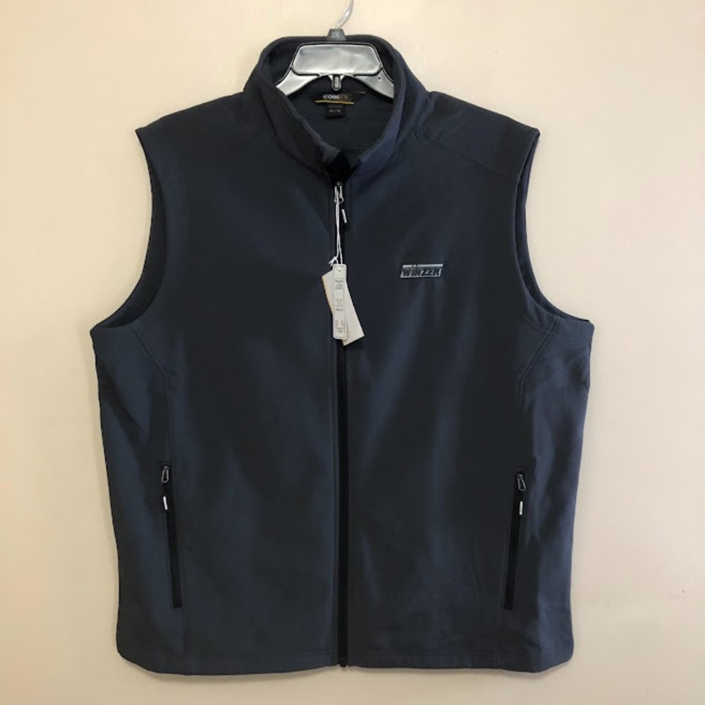 NWT! Winzer Logo Core 365 Dark Grey Fleece Lined Vest (XL)